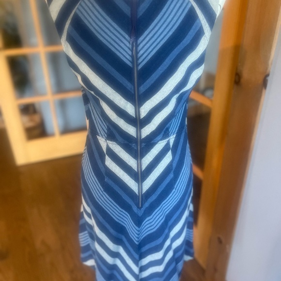Maeve Anthropologie Antonia Chevron Striped Dress - Picture 7 of 11